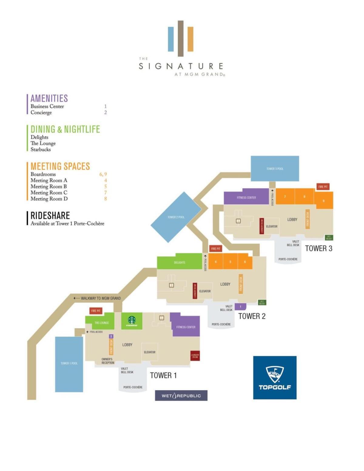 Mgm Signature-29-602 1Br 2Ba Balcony Jacuzzi Suite Las Vegas Bagian luar foto